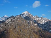 MONTE SUCHELLO (1541 m), fiorito in basso , innevato in alto, da Costa Serina il 19 marzo 2026  - FOTOGALLERY